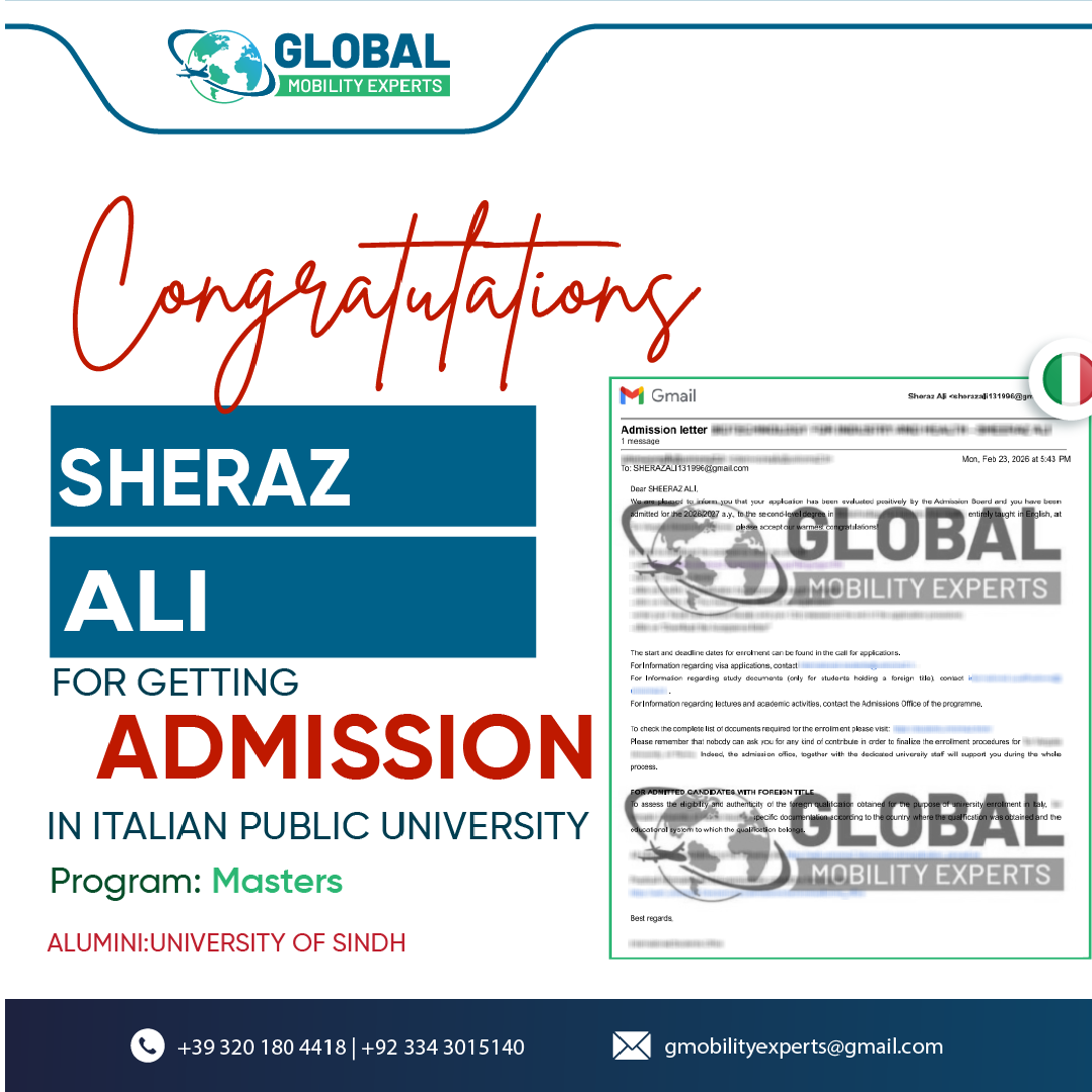 Admission Sheraz